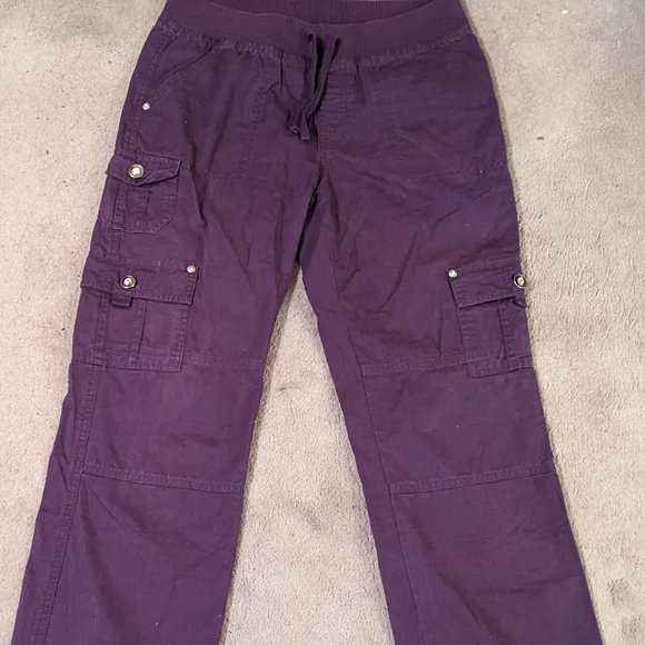 Purple Cargo Pants - Picture 1 of 4